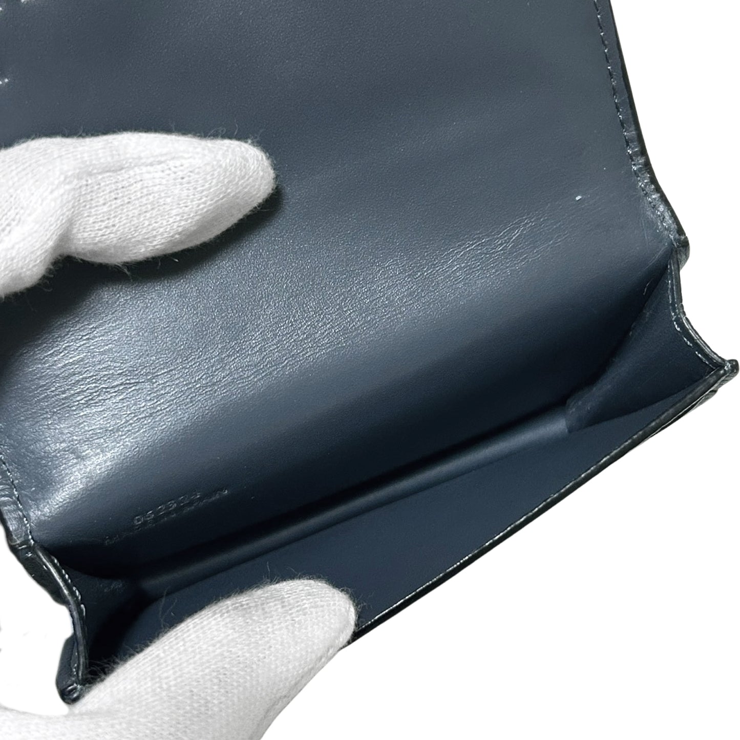 LOEWE ロエベ ビジネスカードホルダー 名刺入れ ネイビー メンズ カードケース