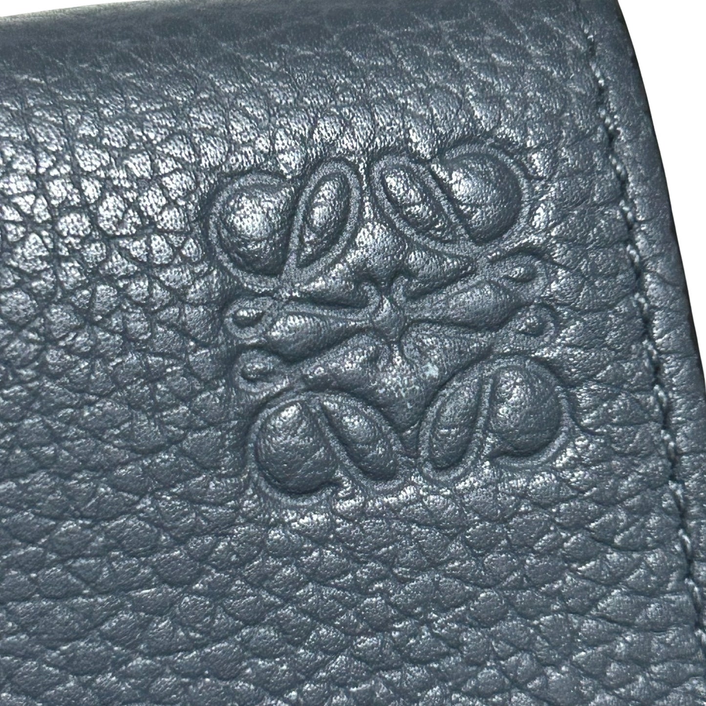 LOEWE ロエベ ビジネスカードホルダー 名刺入れ ネイビー メンズ カードケース