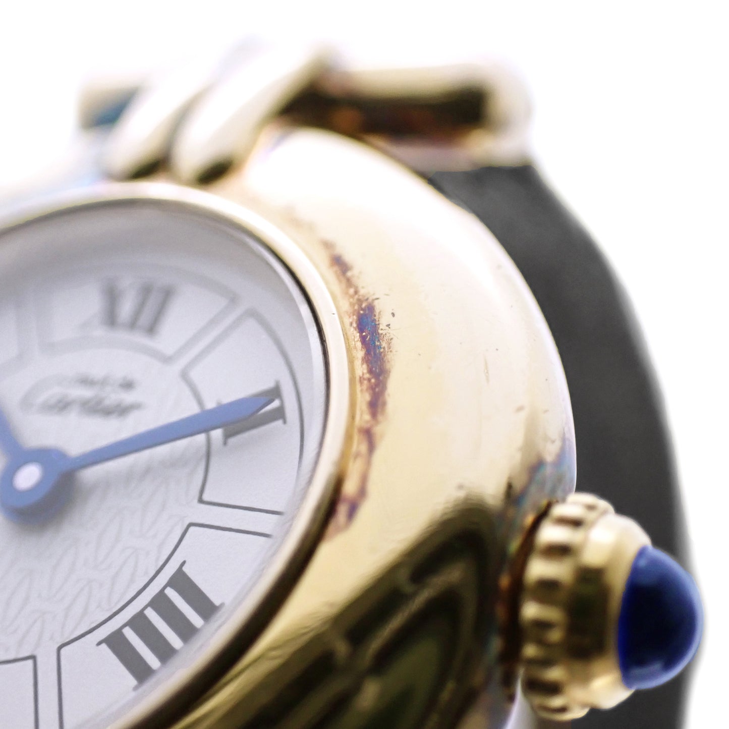Cartier カルティエ マストコリゼ ヴェルメイユ SM W1009954 Dバックル ヴィンテージ レディース 腕時計