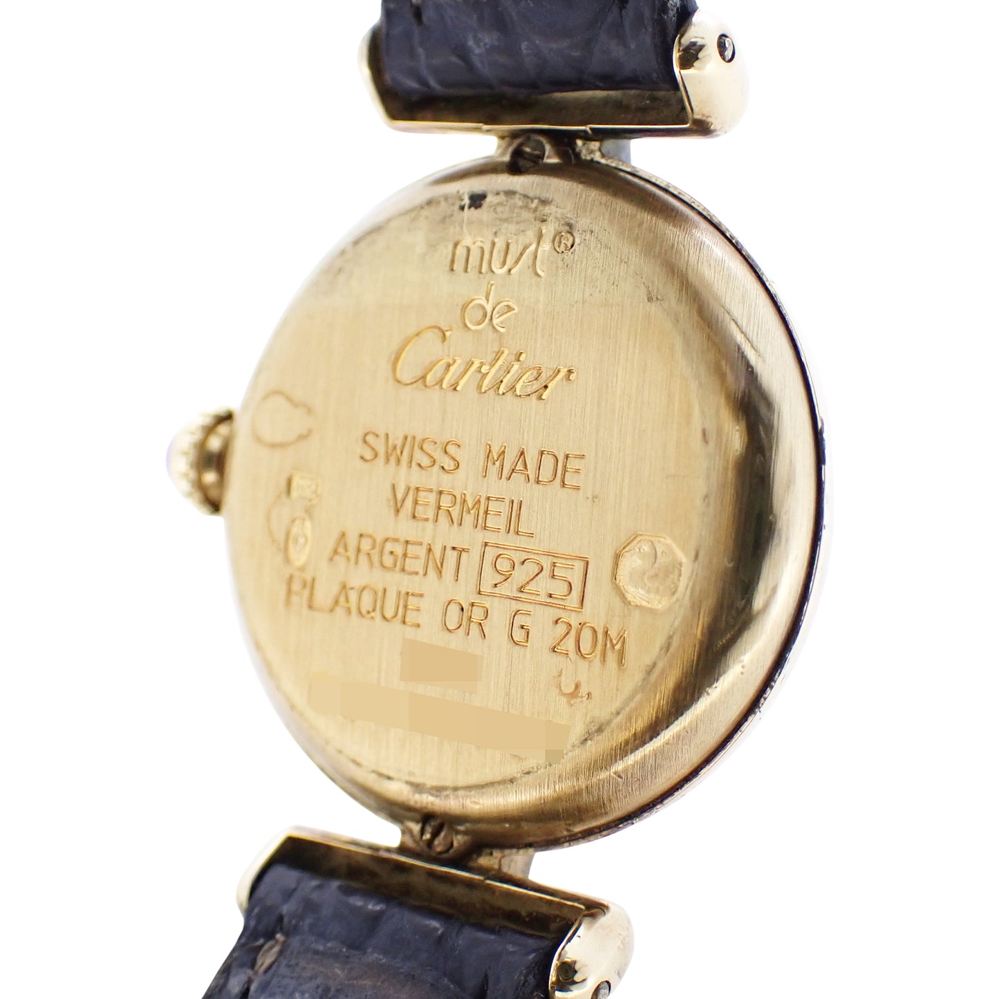 Cartier カルティエ マストコリゼ ヴェルメイユ SM W1009954 Dバックル ヴィンテージ レディース 腕時計