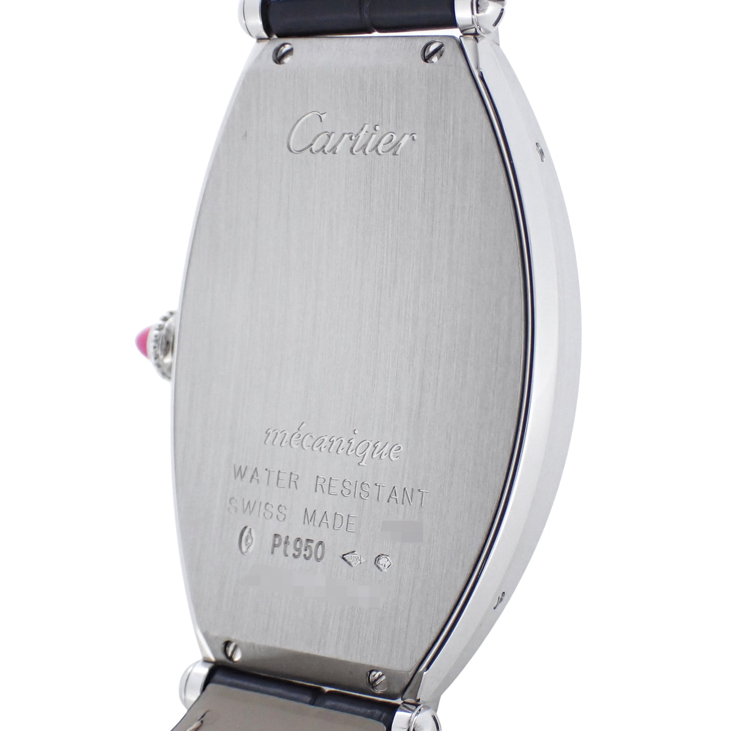 100本限定 PT950 Cartier カルティエ トノー LM WGTN0005 メンズ 腕時計