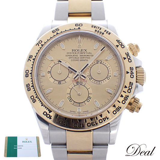 ROLEX ロレックス コスモグラフ デイトナ U 116503 SS/YG メンズ 腕時計