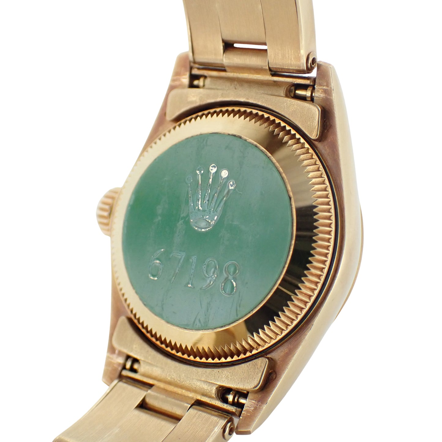 K18YG ROLEX ロレックス オイスターパーペチュアル S 67198 レディース 腕時計