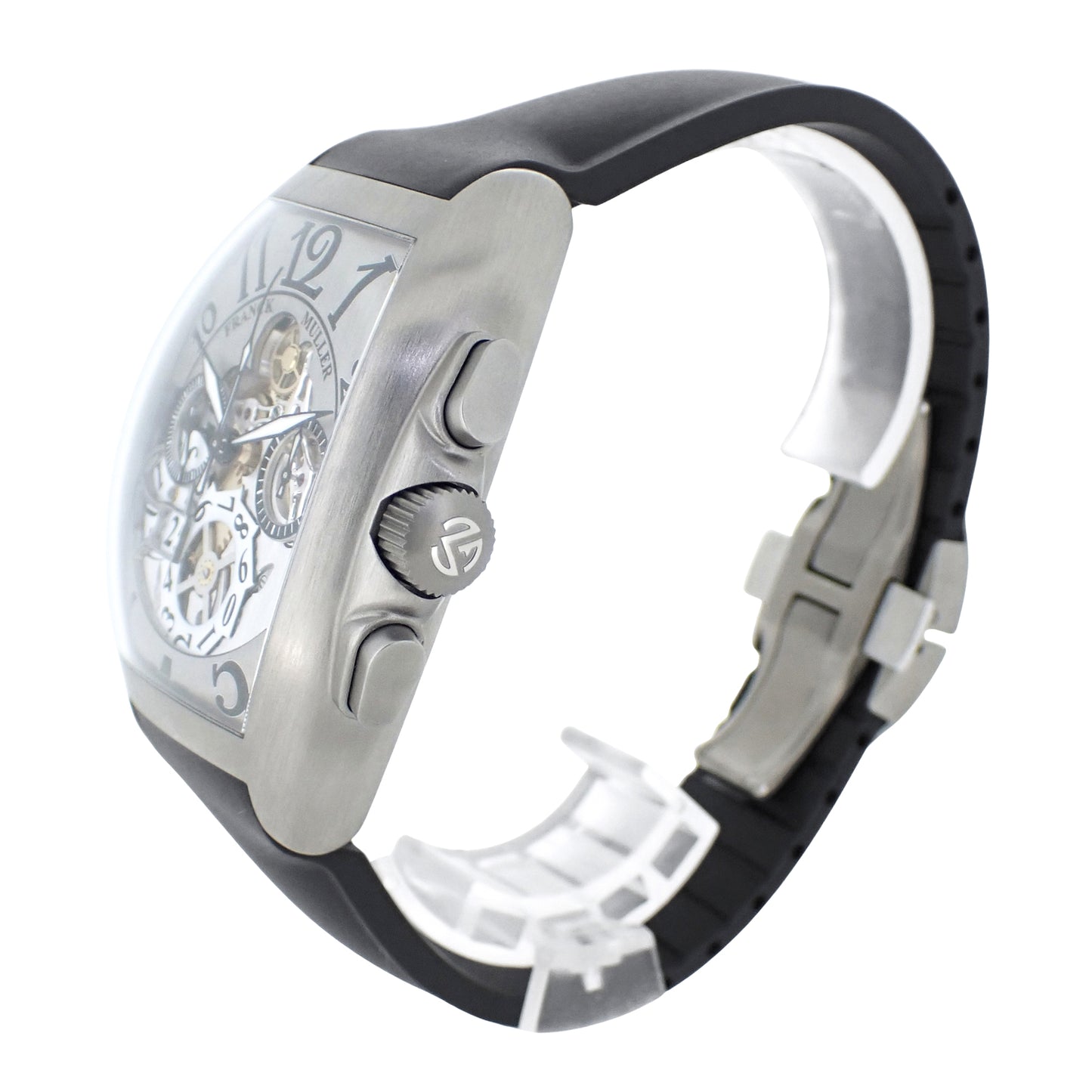 未使用 展示品 FRANCK MULLER フランクミュラー トノーカーベックス グランドデイト 8083CC GD FO メンズ 腕時計