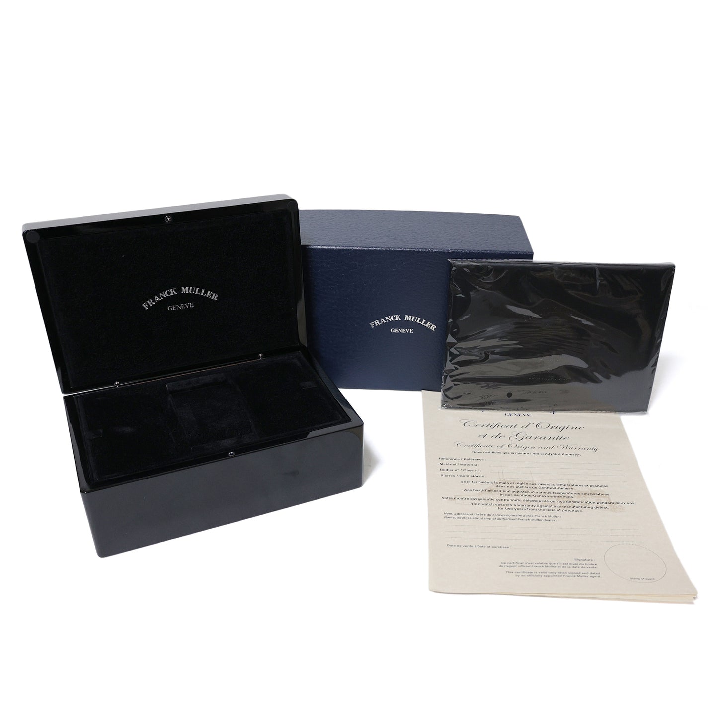 未使用 展示品 FRANCK MULLER フランクミュラー トノーカーベックス グランドデイト 8083CC GD FO メンズ 腕時計