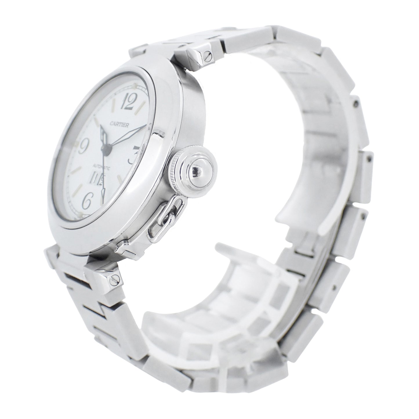 Cartier カルティエ パシャC ビッグデイト W31044M7 ボーイズ ユニセックス レディース 腕時計