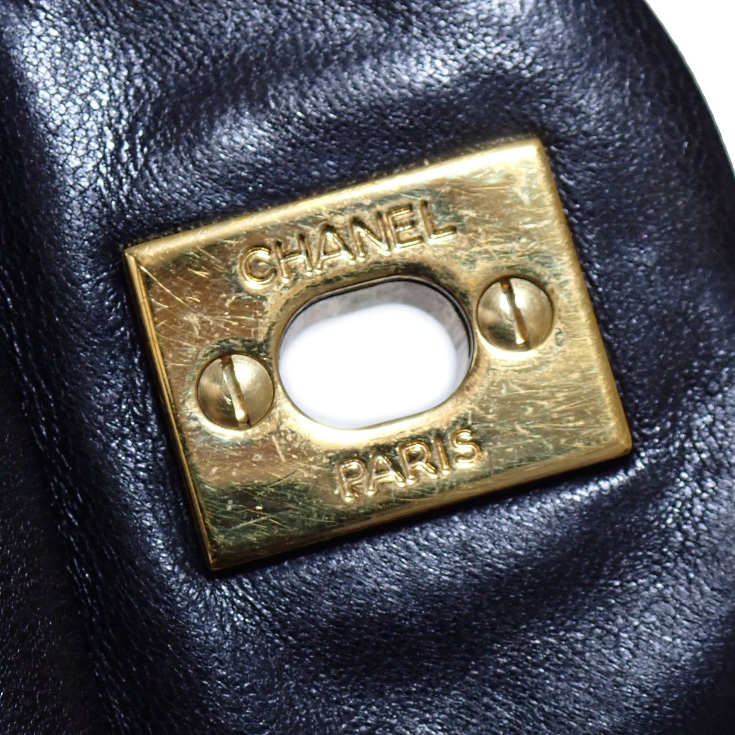 CHANEL シャネル マトラッセ 25 ダブルチェーン ダブルフラップ ゴールド金具 ブラック レディース ショルダーバッグ