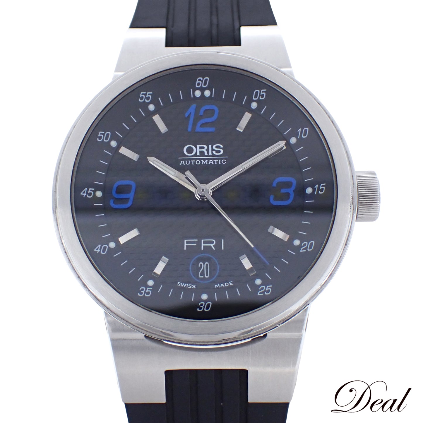 ORIS オリス ウィリアムズ F1チーム デイデイト カーボンブルー 7560 メンズ 腕時計