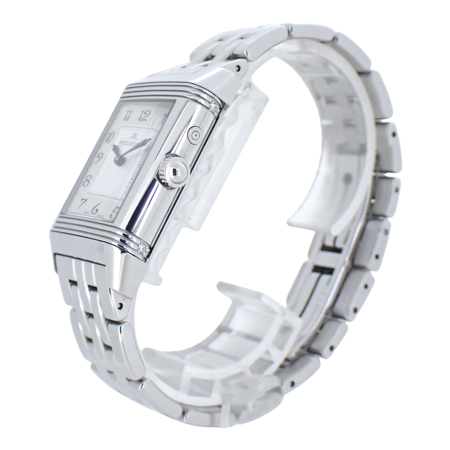 JAEGER LECOULTRE ジャガールクルト レベルソ デュエットデュオ Q2698120 ダイヤベゼル メンズ 腕時計