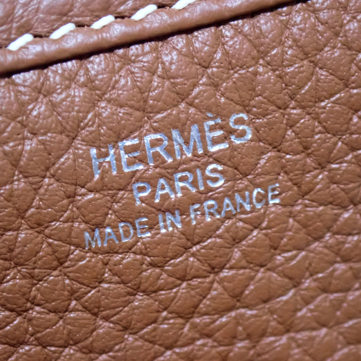 美品 HERMES エルメス エヴリン 23 ゴールド シルバー金具 トリヨンクレマンス G刻印 ブラウン レディース ショルダーバッグ