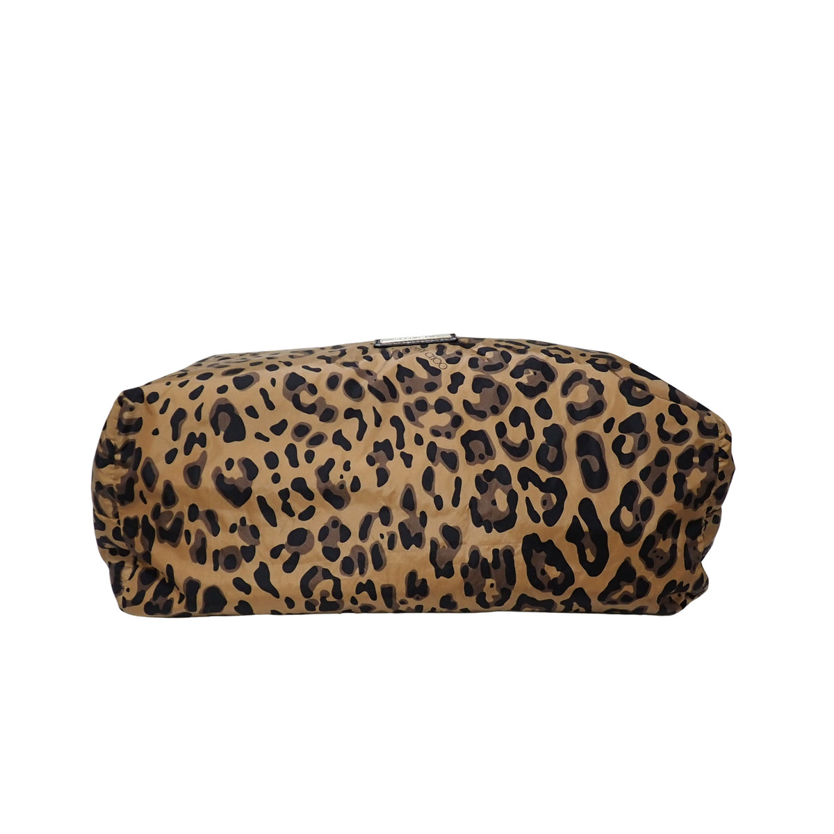 JIMMY CHOO ジミーチュウ レオパード ヒョウ柄 ナイロン 軽量 ブラウン レディース トートバッグ