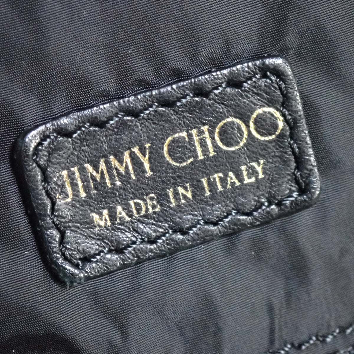 JIMMY CHOO ジミーチュウ レオパード ヒョウ柄 ナイロン 軽量 ブラウン レディース トートバッグ