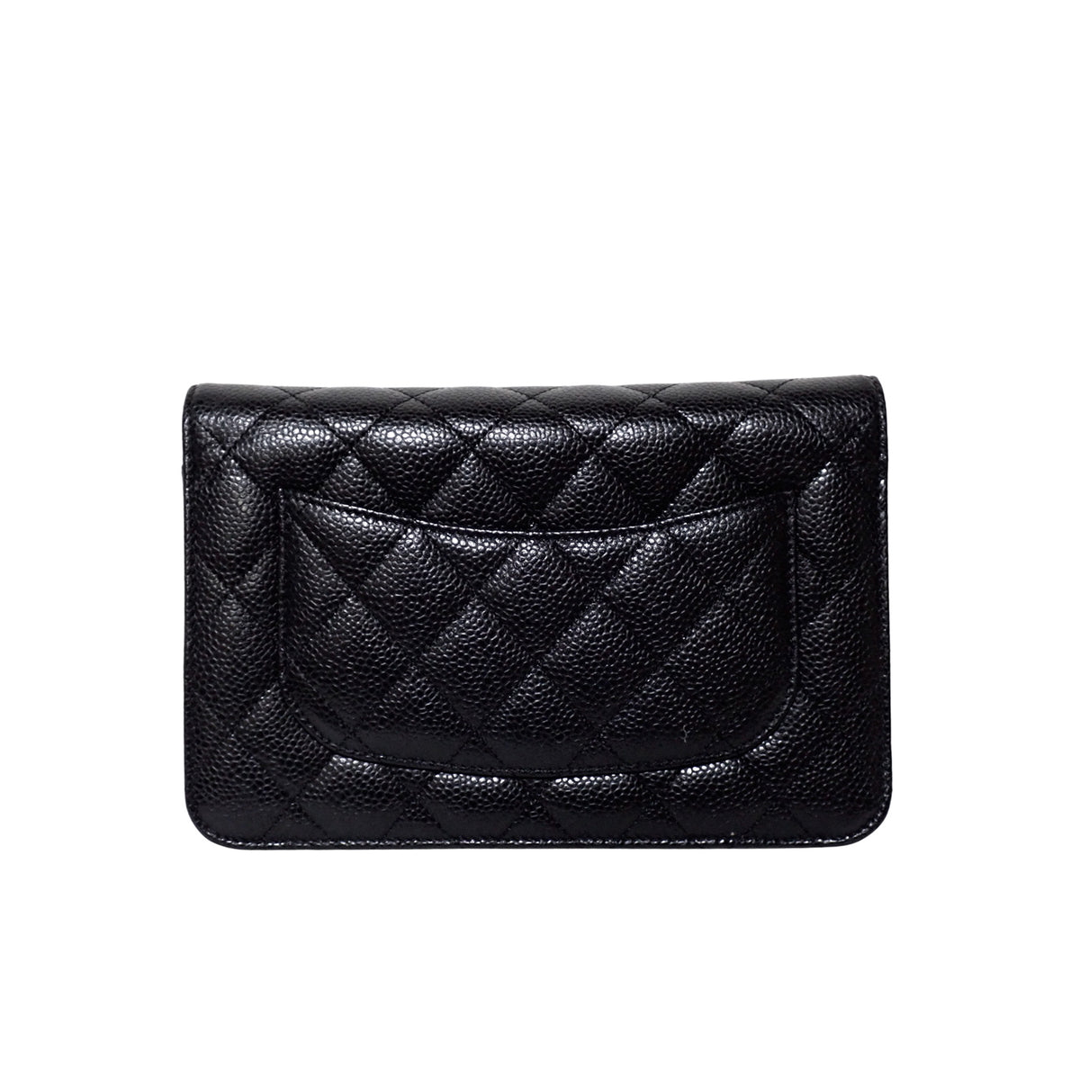 CHANEL シャネル マトラッセ チェーンウォレット AP0250 キャビアスキン ブラック ブラック レディース ショルダーバッグ