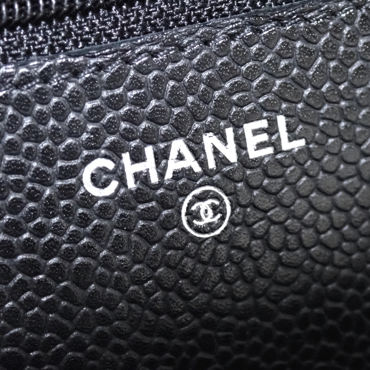 CHANEL シャネル マトラッセ チェーンウォレット AP0250 キャビアスキン ブラック ブラック レディース ショルダーバッグ