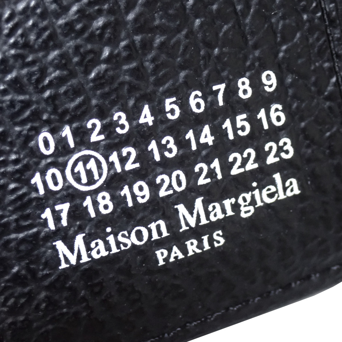 美品 Maison Margiela メゾンマルジェラ 4ステッチ キーリング付き ブラック メンズ カードケース