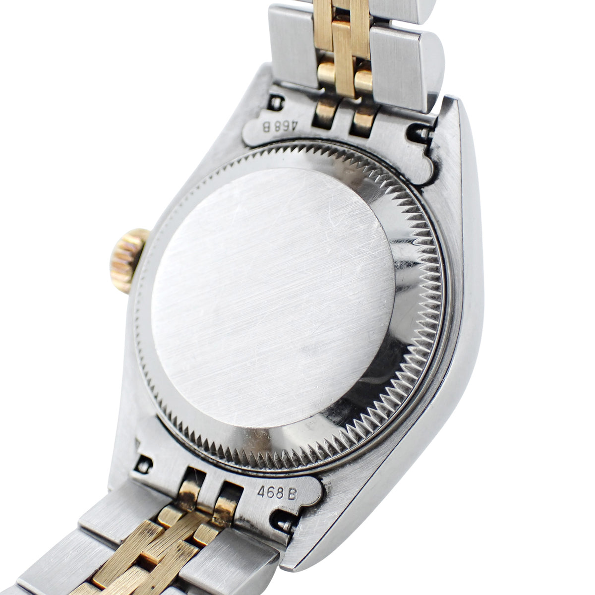 ROLEX ロレックス デイトジャスト Y 79173 SS/YG グレー 飛びアラビア レディース 腕時計