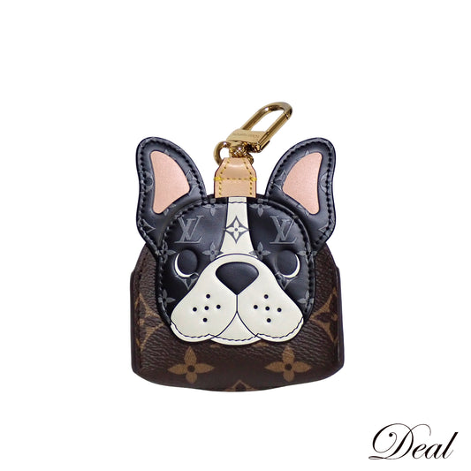 LOUIS VUITTON ルイ・ヴィトン ドッグ バッグ ホルダー ブルドッグ GI1435 モノグラム ユニセックス ブラウン レディース チャーム
LV