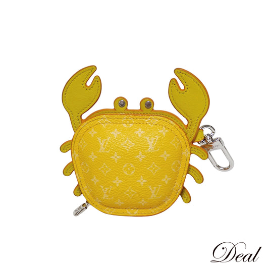 LOUIS VUITTON ルイ・ヴィトン バッグチャーム LVクラブ カニ 蟹 M01932 モノグラム ジョーヌ イエロー ユニセックス イエロー レディース チャーム
LV