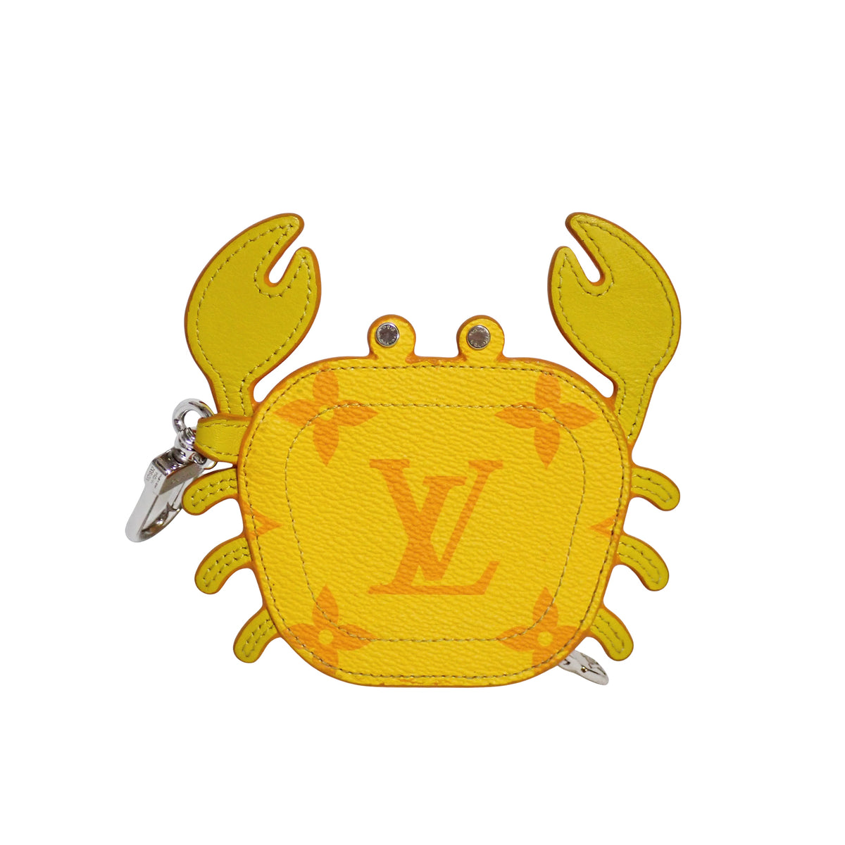 LOUIS VUITTON ルイ・ヴィトン バッグチャーム LVクラブ カニ 蟹 M01932 モノグラム ジョーヌ イエロー ユニセックス イエロー レディース チャーム
LV