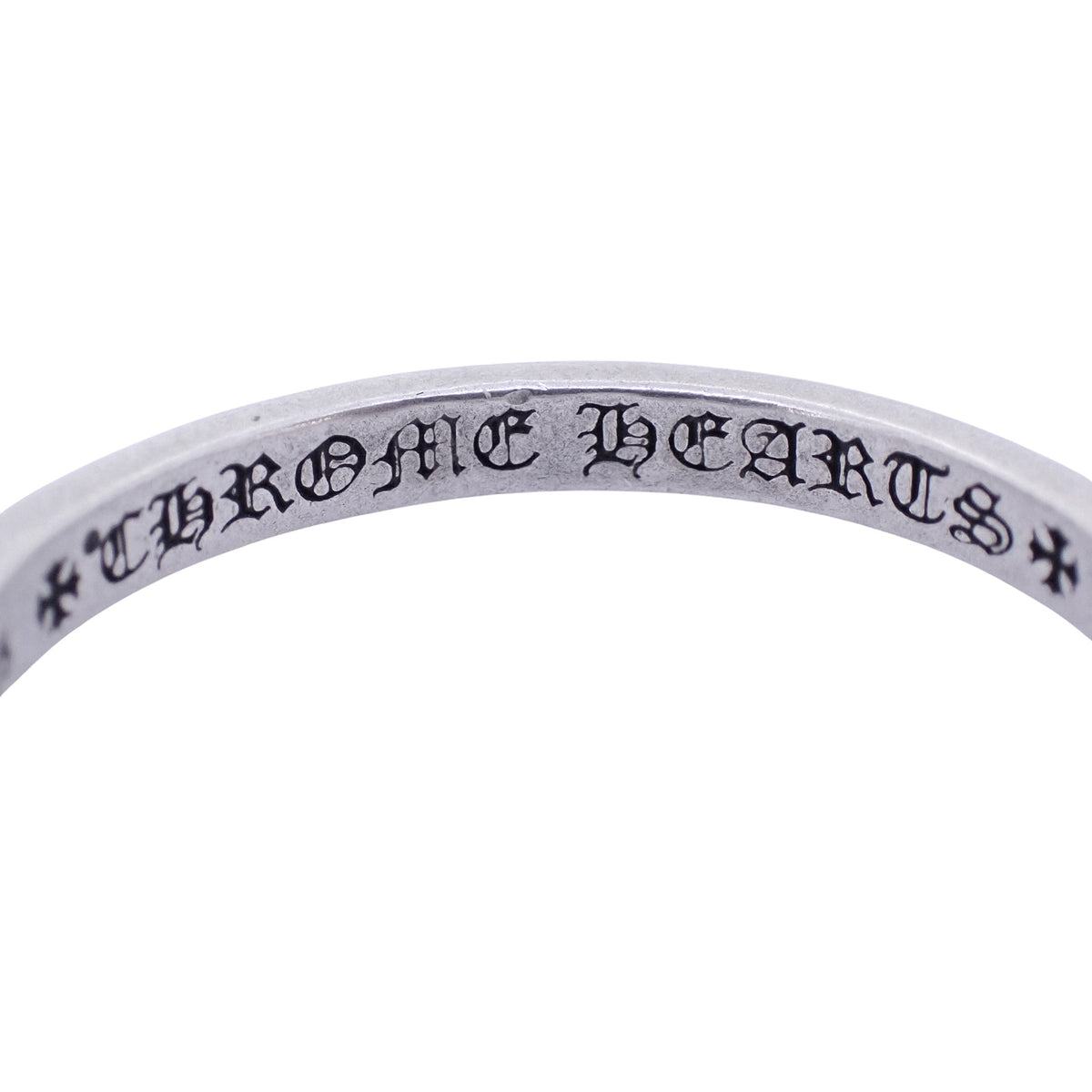 CHROME HEARTS クロムハーツ ベビークラシック フローラルクロス SV925 インボイス有 シルバー メンズ リング 指輪
