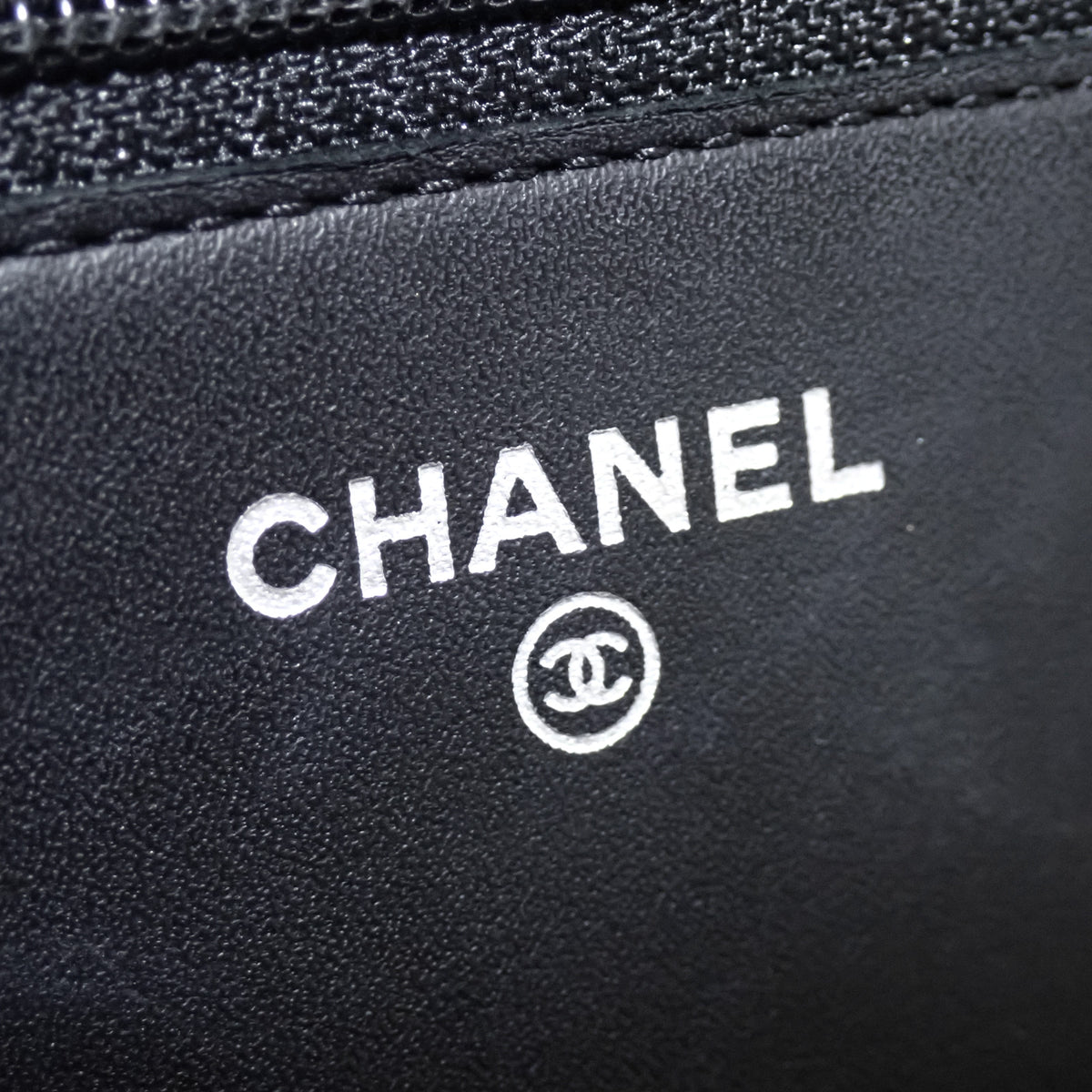 CHANEL シャネル カンボンライン チェーンウォレット A46646 カーフスキン ブラック ブラック レディース ショルダーバッグ