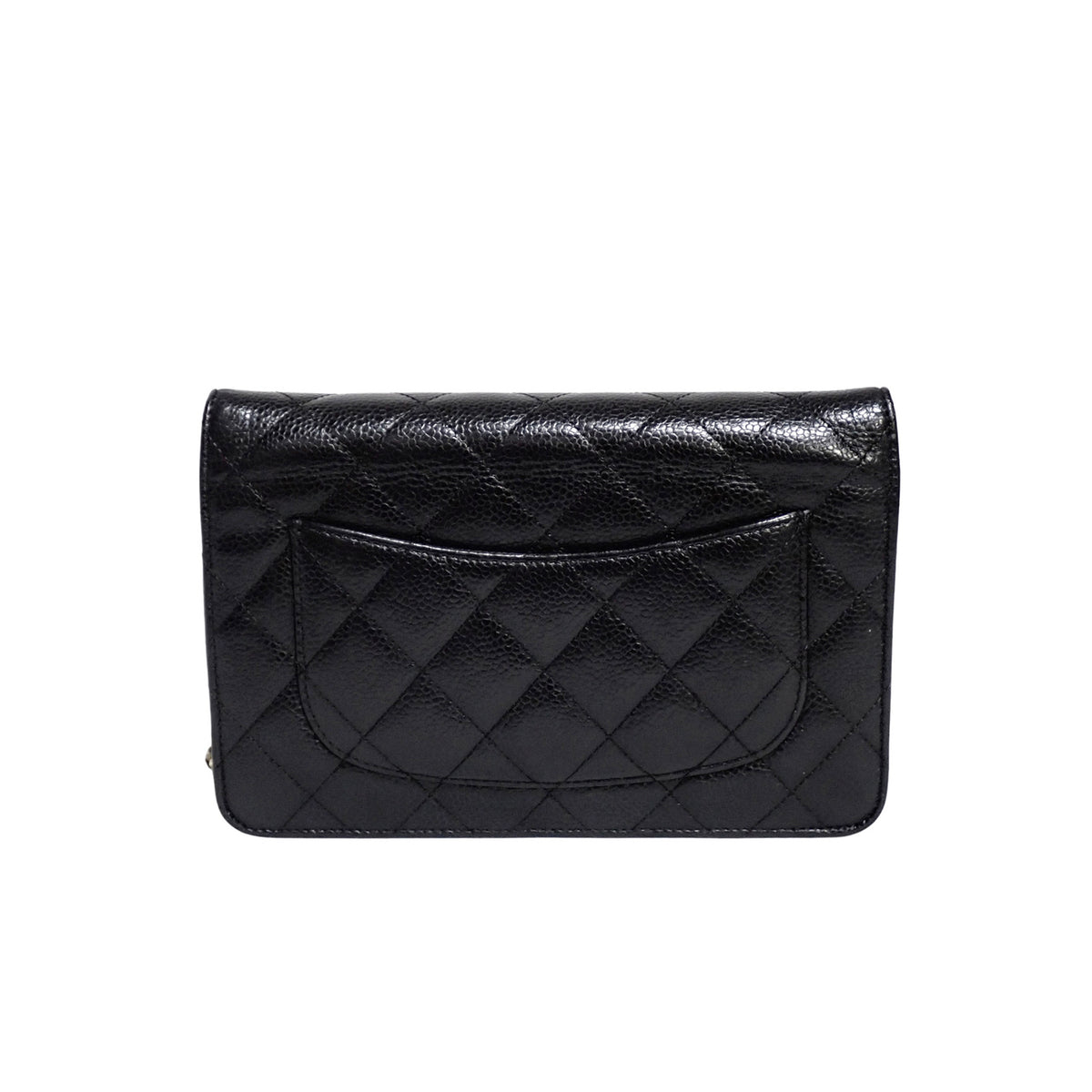 CHANEL シャネル マトラッセ キャビアスキン チェーンウォレット AP0250 ブラック ゴールド金具 ブラック レディース ショルダーバッグ