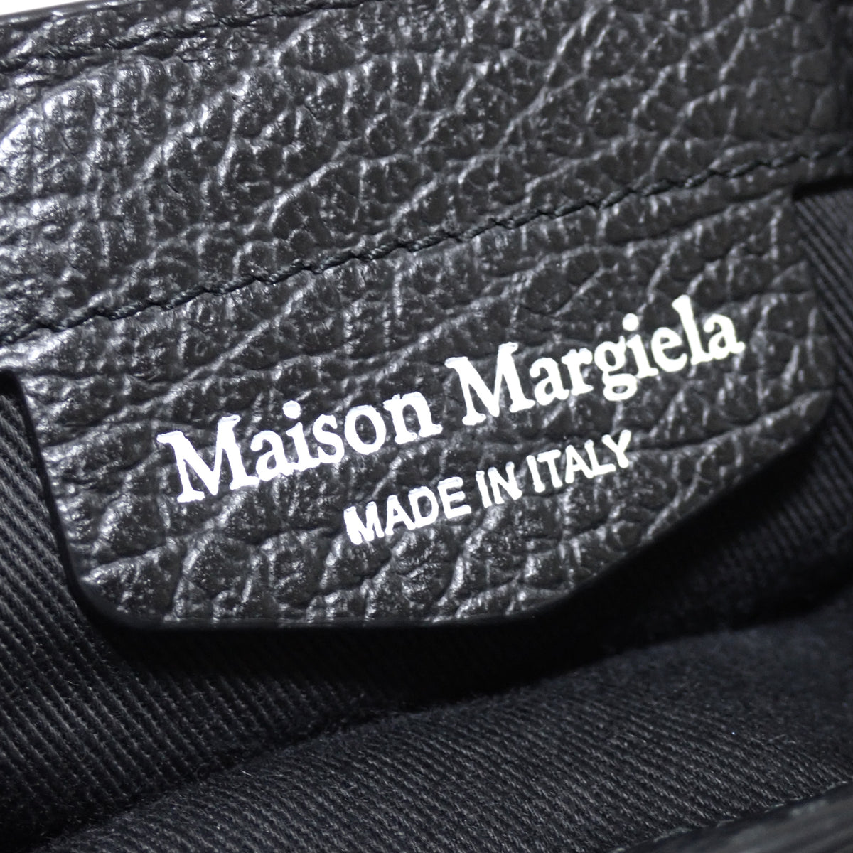 Maison Margiela メゾンマルジェラ 5AC マイクロ 2WAY ハンドバッグ S56WG0081P4455T8013 ブラック レディース ショルダーバッグ