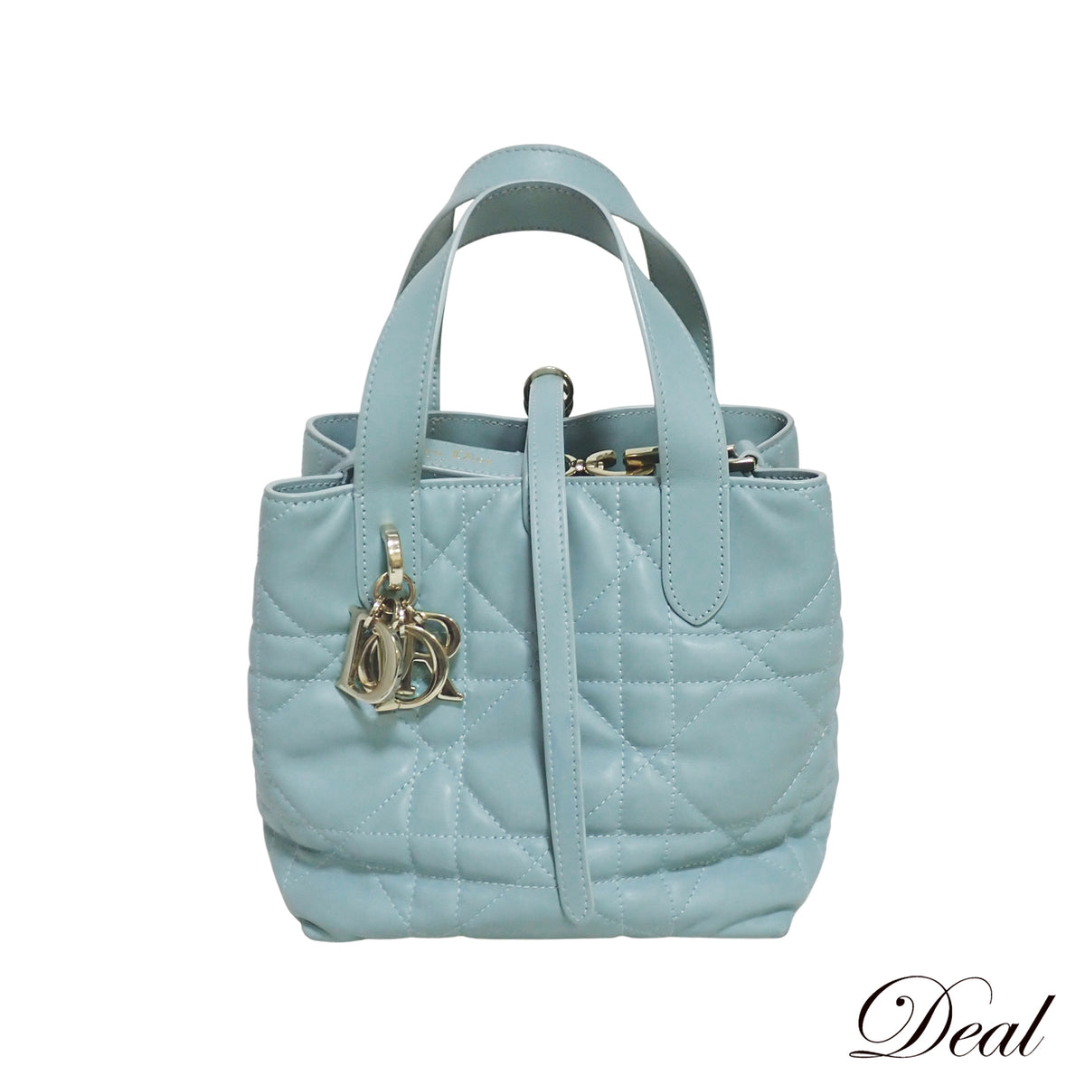 DIOR ディオール バーティカル トートバッグ スモール M2835OSNW_M36Z マクロカナージュ トルマリンブルー ブルー レディース ショルダーバッグ