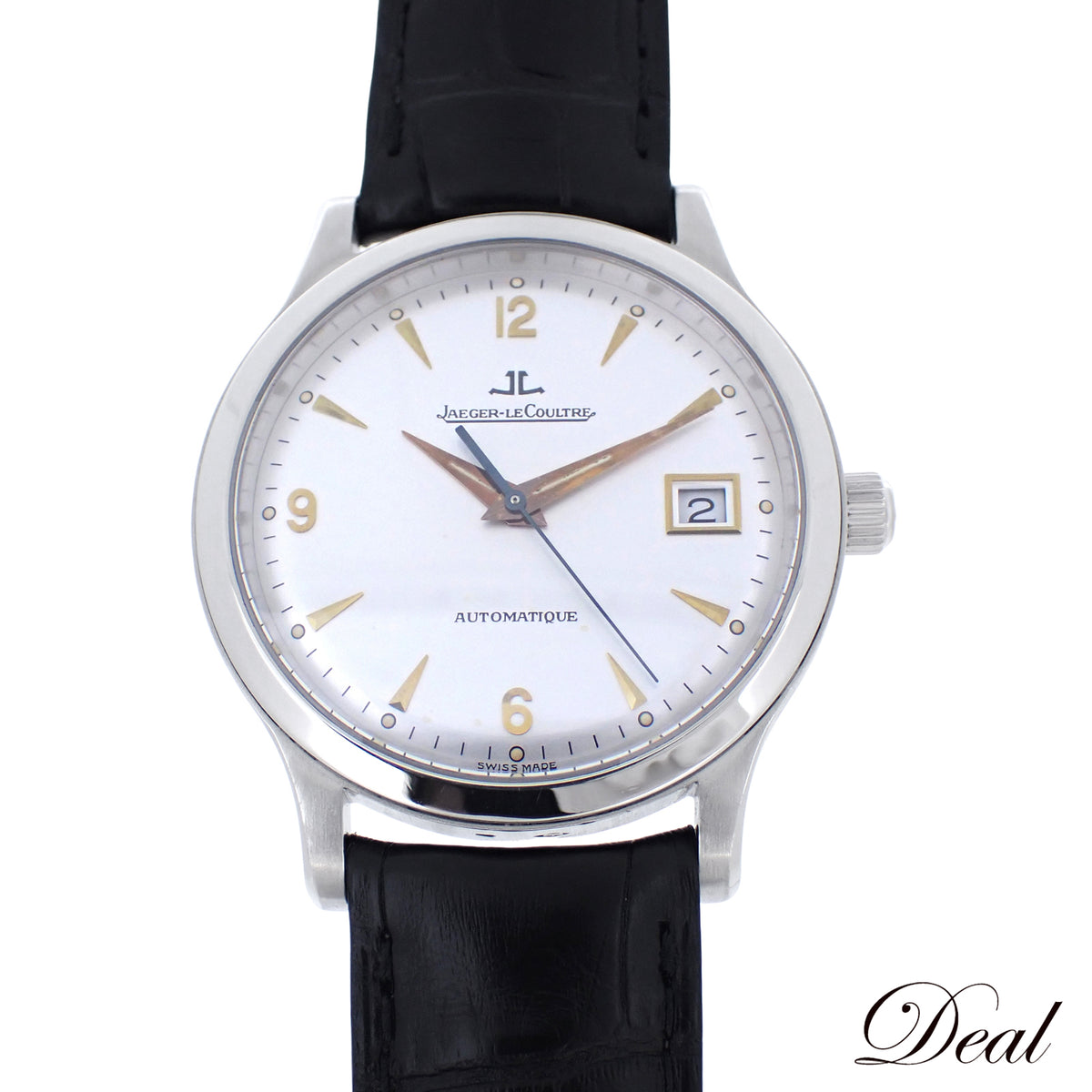 35本限定 Pt950 JAEGER LECOULTRE ジャガールクルト マスターコントロール プラチナ 140.6.89 メンズ 腕時計