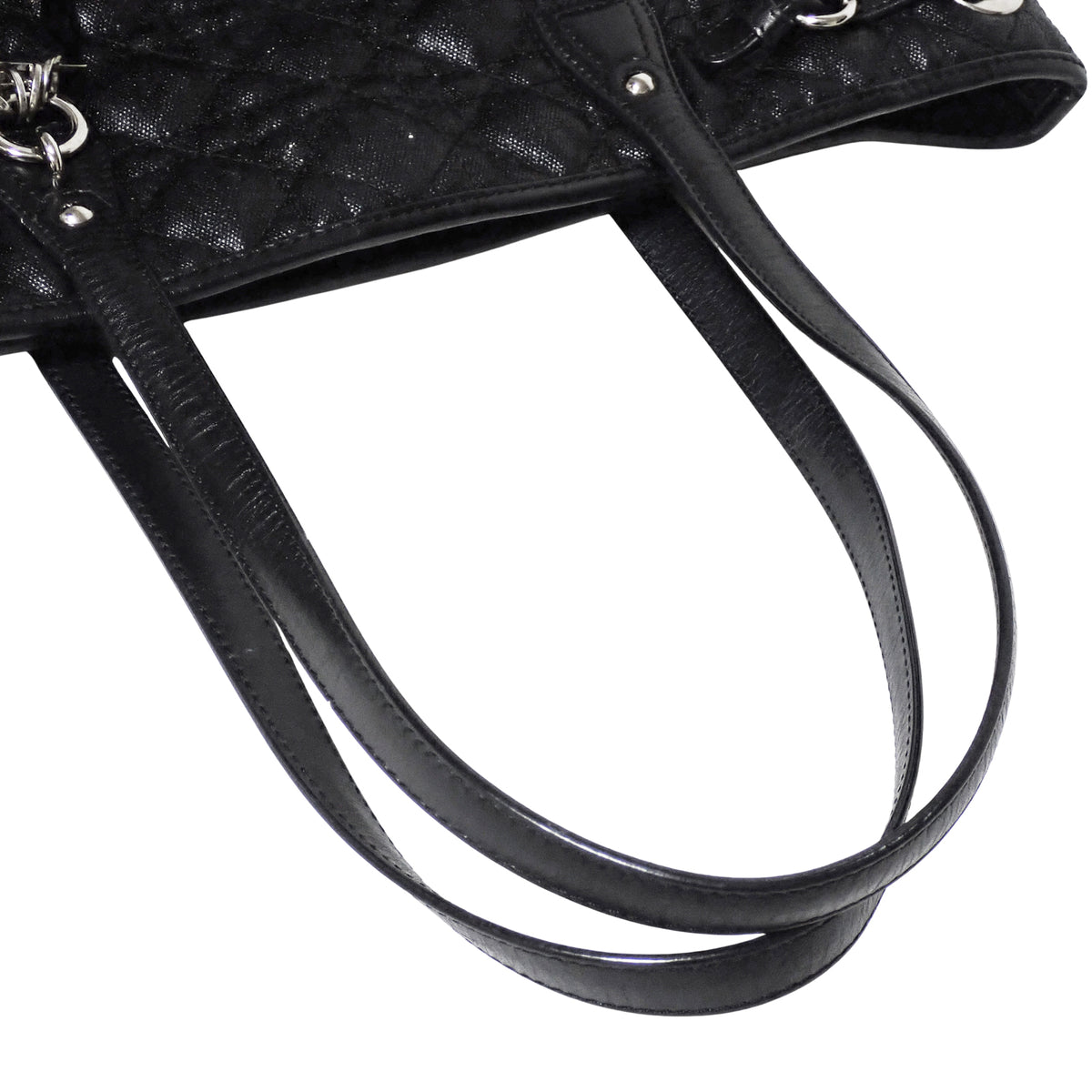 DIOR ディオール パナレア カナージュ ブラック ブラック レディース トートバッグ