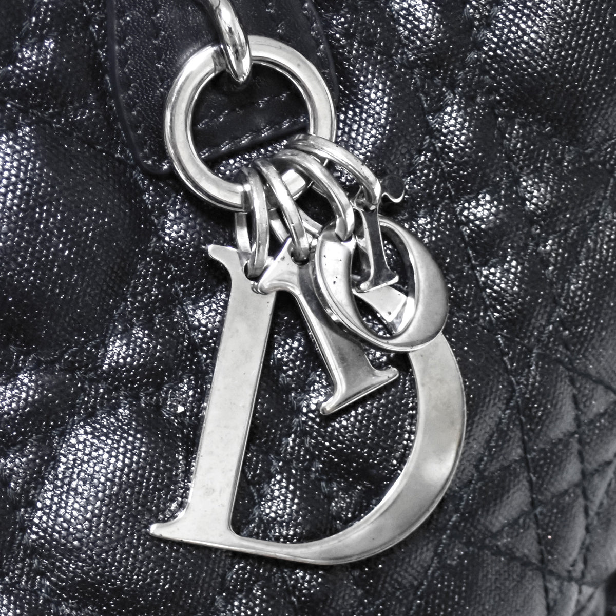 DIOR ディオール パナレア カナージュ ブラック ブラック レディース トートバッグ