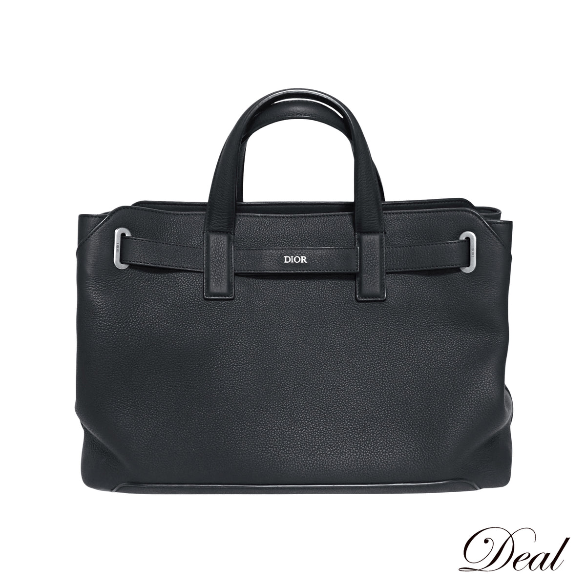 未使用 展示品 DIOR ディオール ノルマンディ ミディアム 2WAY ショルダーバッグ 1LLSH260KEN_H00N ブラック メンズ トートバッグ