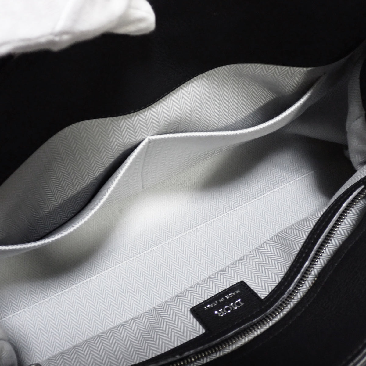 未使用 展示品 DIOR ディオール ノルマンディ ミディアム 2WAY ショルダーバッグ 1LLSH260KEN_H00N ブラック メンズ トートバッグ