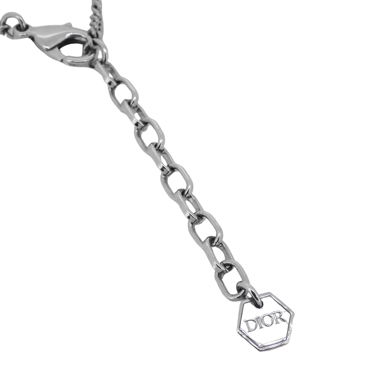 DIOR ディオール オブリーク ペンダント ロゴ ターコイズ N3202HOMMT D014 ブルー メンズ ネックレス