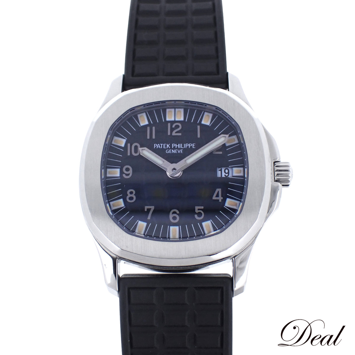 OH済 PATEK PHILIPPE パテックフィリップ アクアノート 4960A-010 ブラック レディース 腕時計
