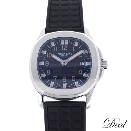 OH済 PATEK PHILIPPE パテックフィリップ アクアノート 4960A-010 ブラック レディース 腕時計