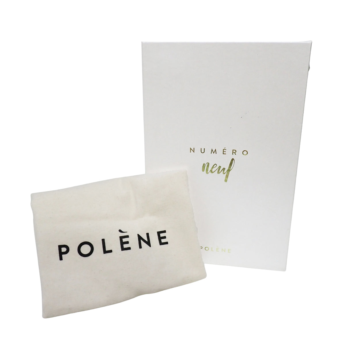 POLENE ポレーヌ ヌメロ ヌフ ミニ 2way ハンドバッグ レザー チョーク ホワイト レディース ショルダーバッグ