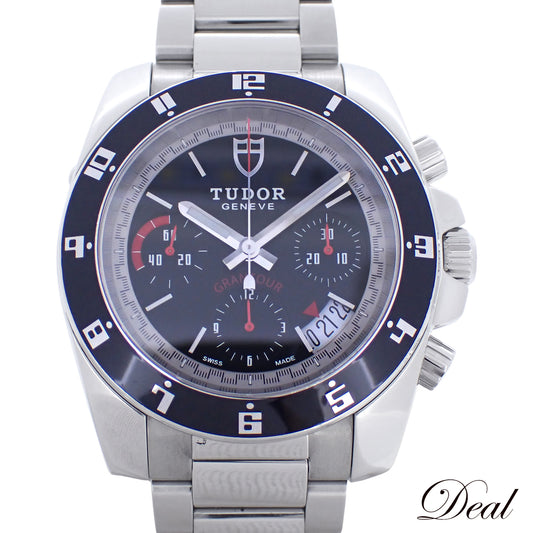 TUDOR チューダー グランツアー グロノグラフ 20350 メンズ 腕時計