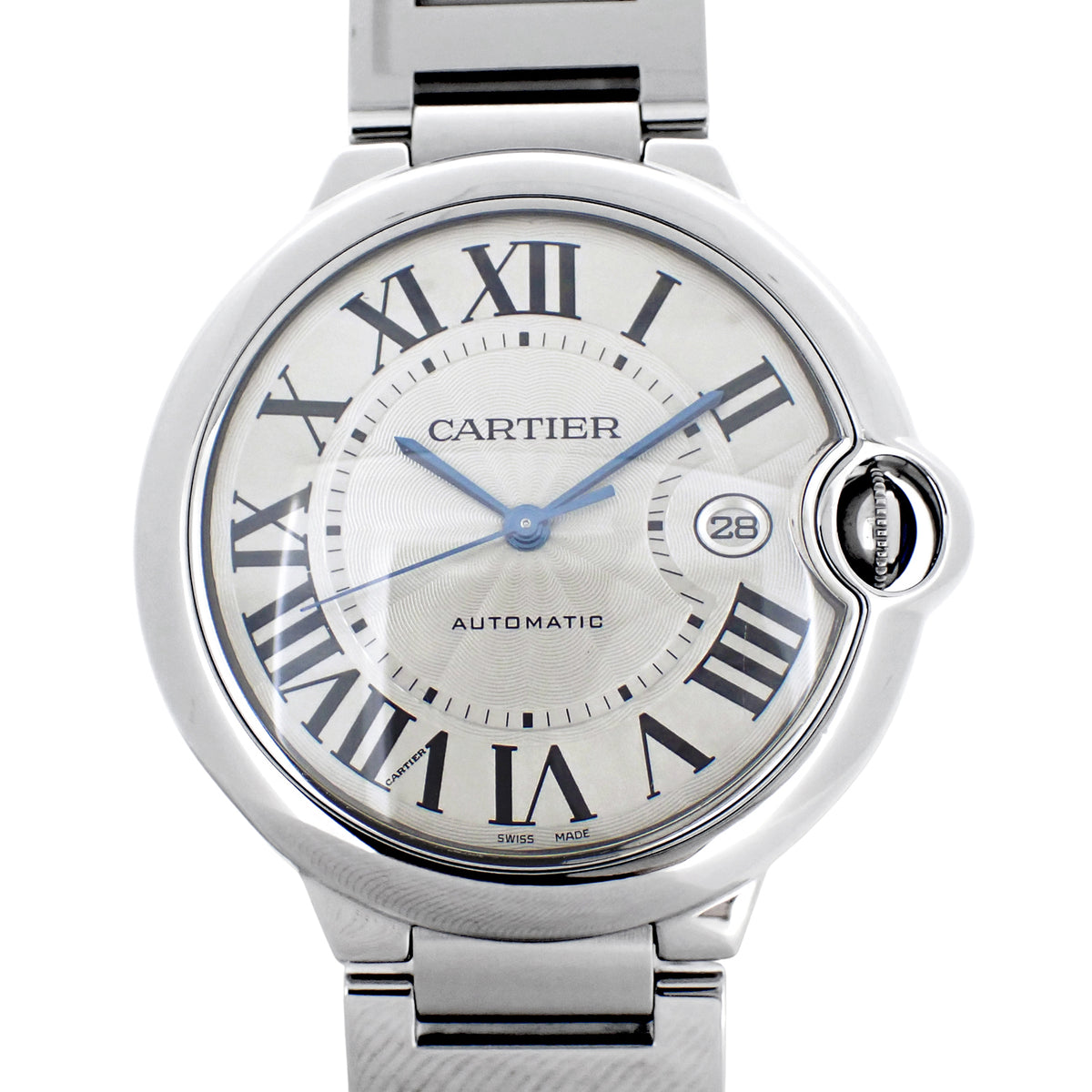 Cartier カルティエ バロンブルー LM デイト 42mm W69012Z4 メンズ 腕時計