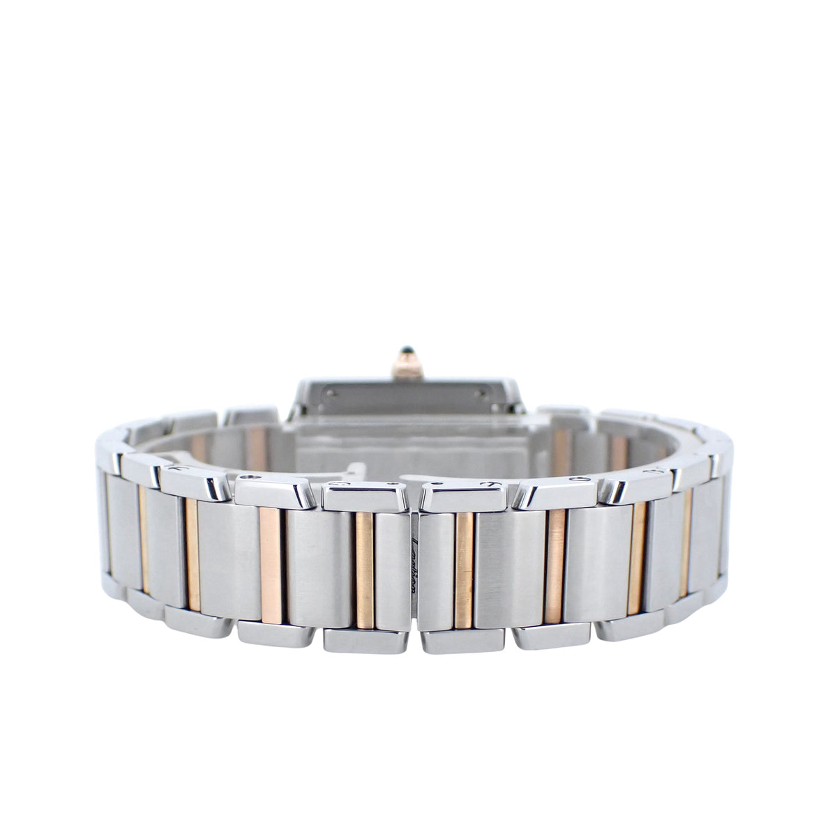 Cartier カルティエ タンクフランセーズ SM W51027Q4 ピンクシェル SS/PG レディース 腕時計
