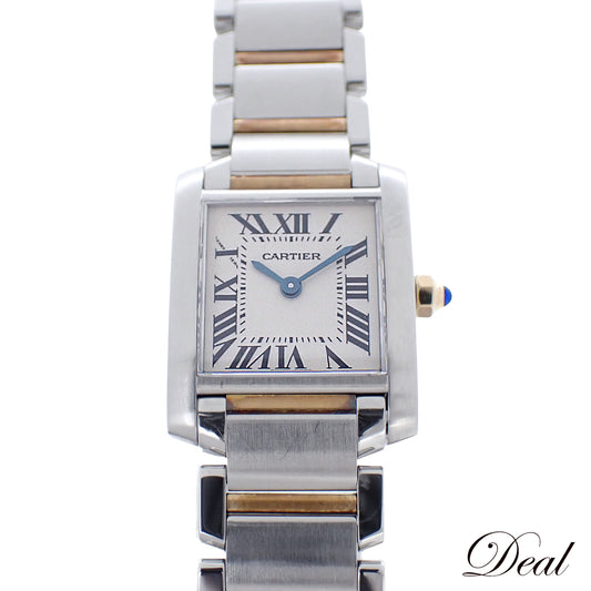 Cartier カルティエ タンクフランセーズ SM W51007Q4 SS/PG レディース 腕時計