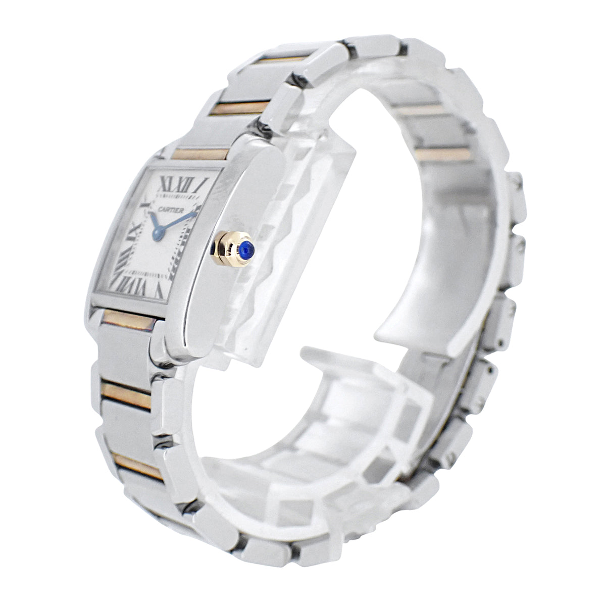 Cartier カルティエ タンクフランセーズ SM W51007Q4 SS/PG レディース 腕時計