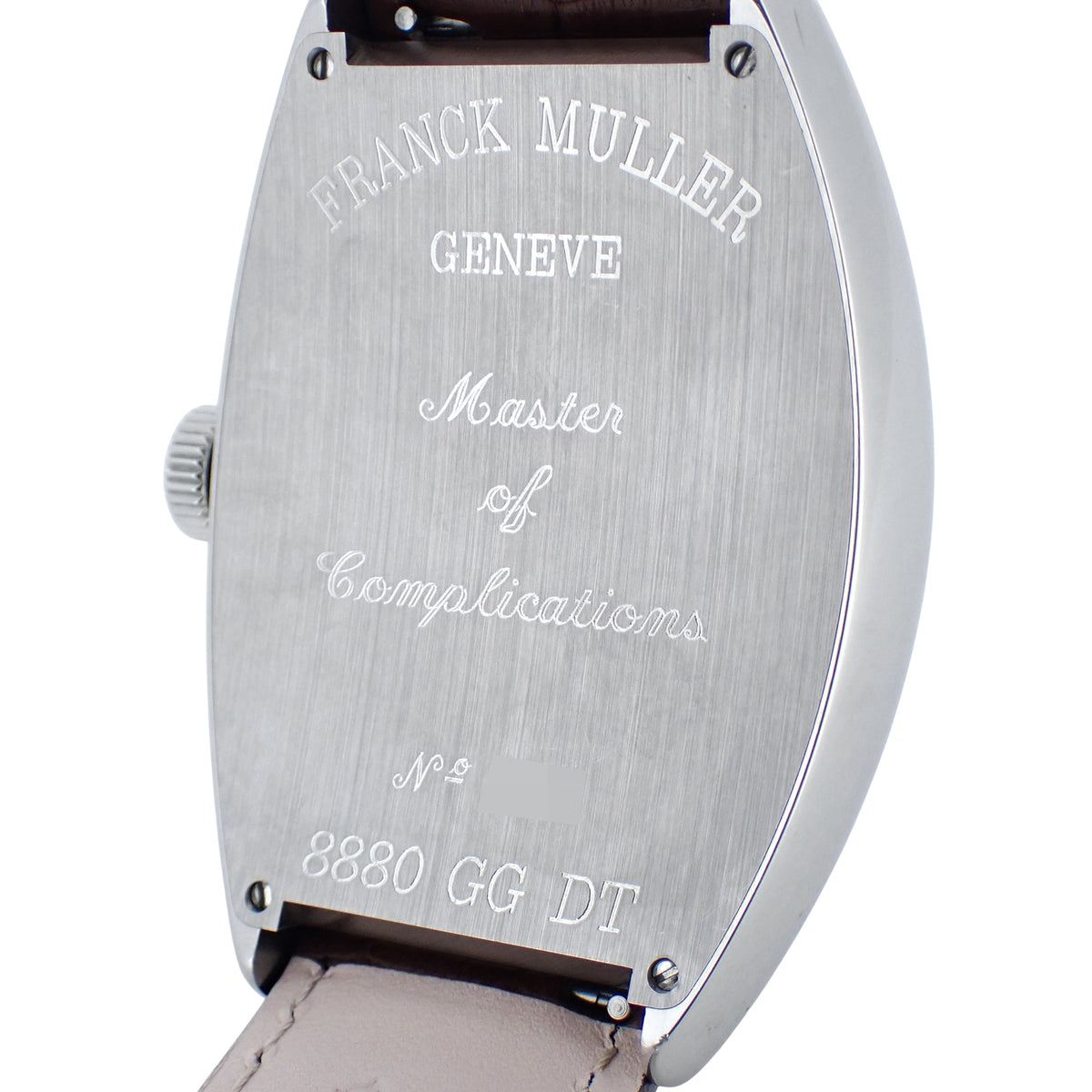 未使用 展示品 FRANCK MULLER フランクミュラー マスターデイト グランギシェ 8880GGDT ブルー メンズ 腕時計