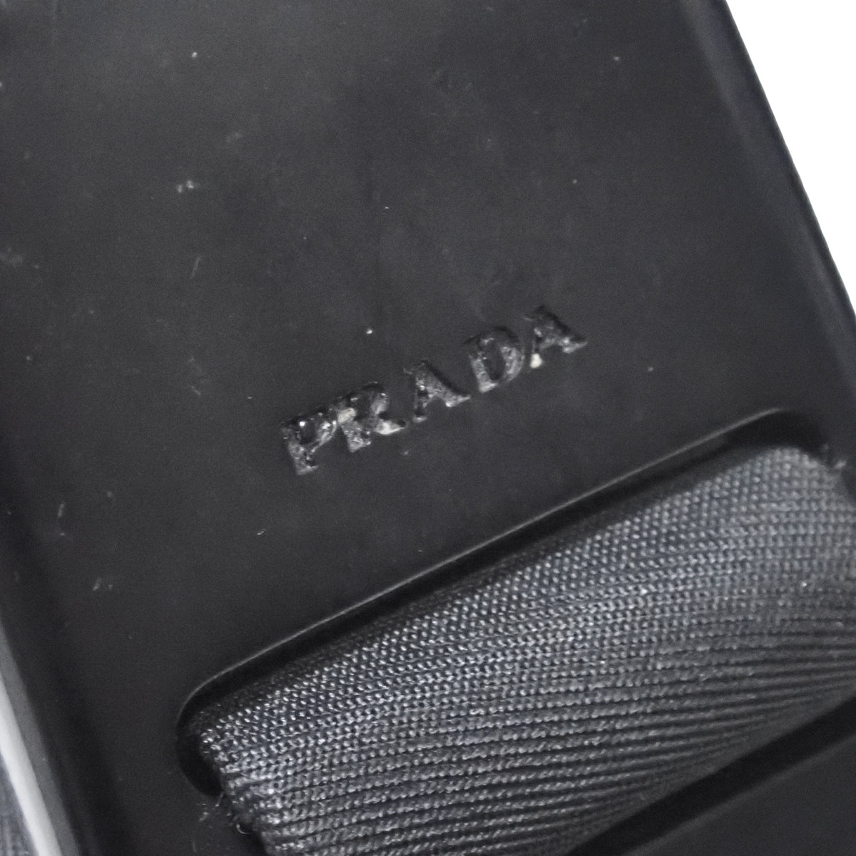 PRADA プラダ ロゴ ナイロン ブラック B8172 ブラック レディース ハンドバッグ