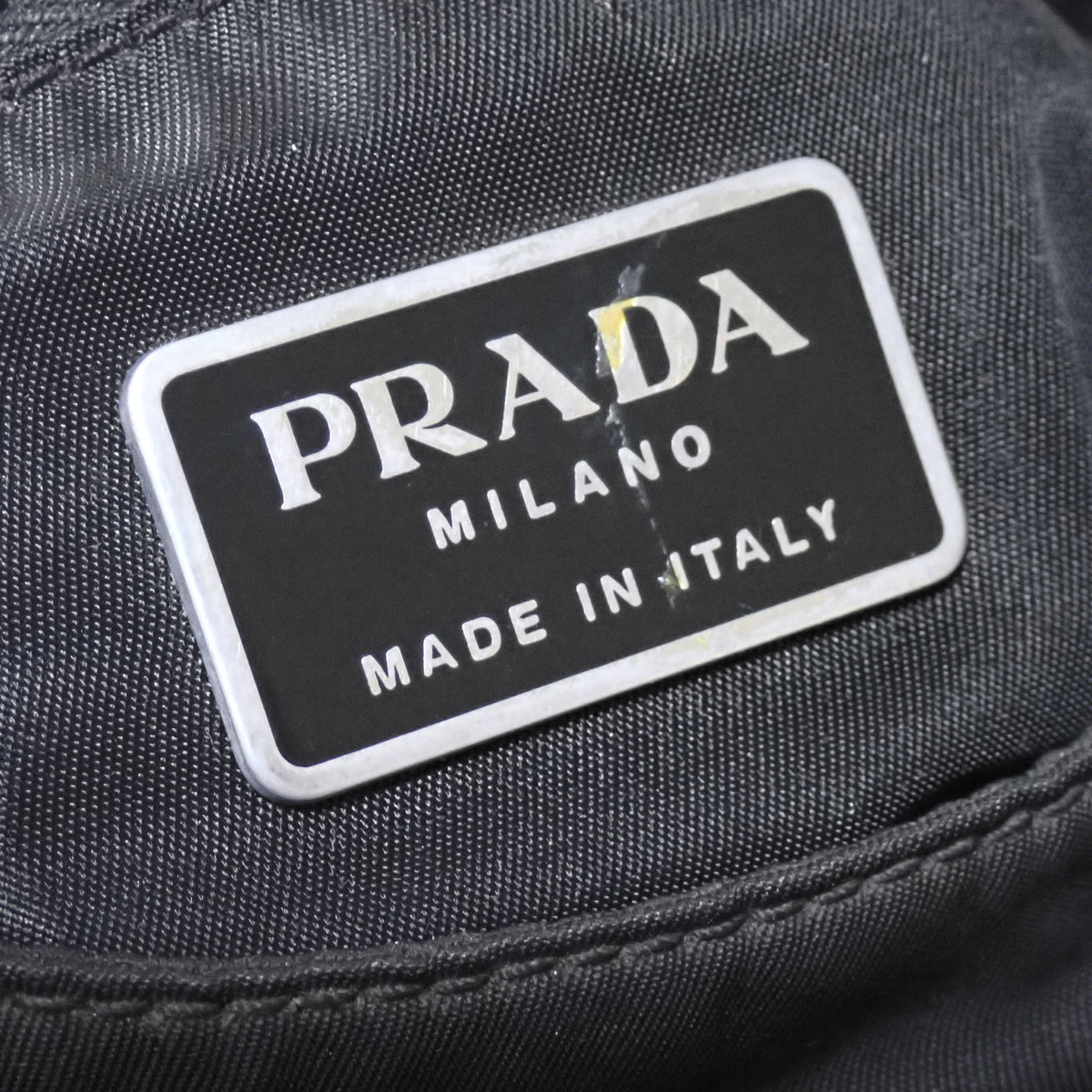 PRADA プラダ ロゴ ナイロン ブラック B8172 ブラック レディース ハンドバッグ
