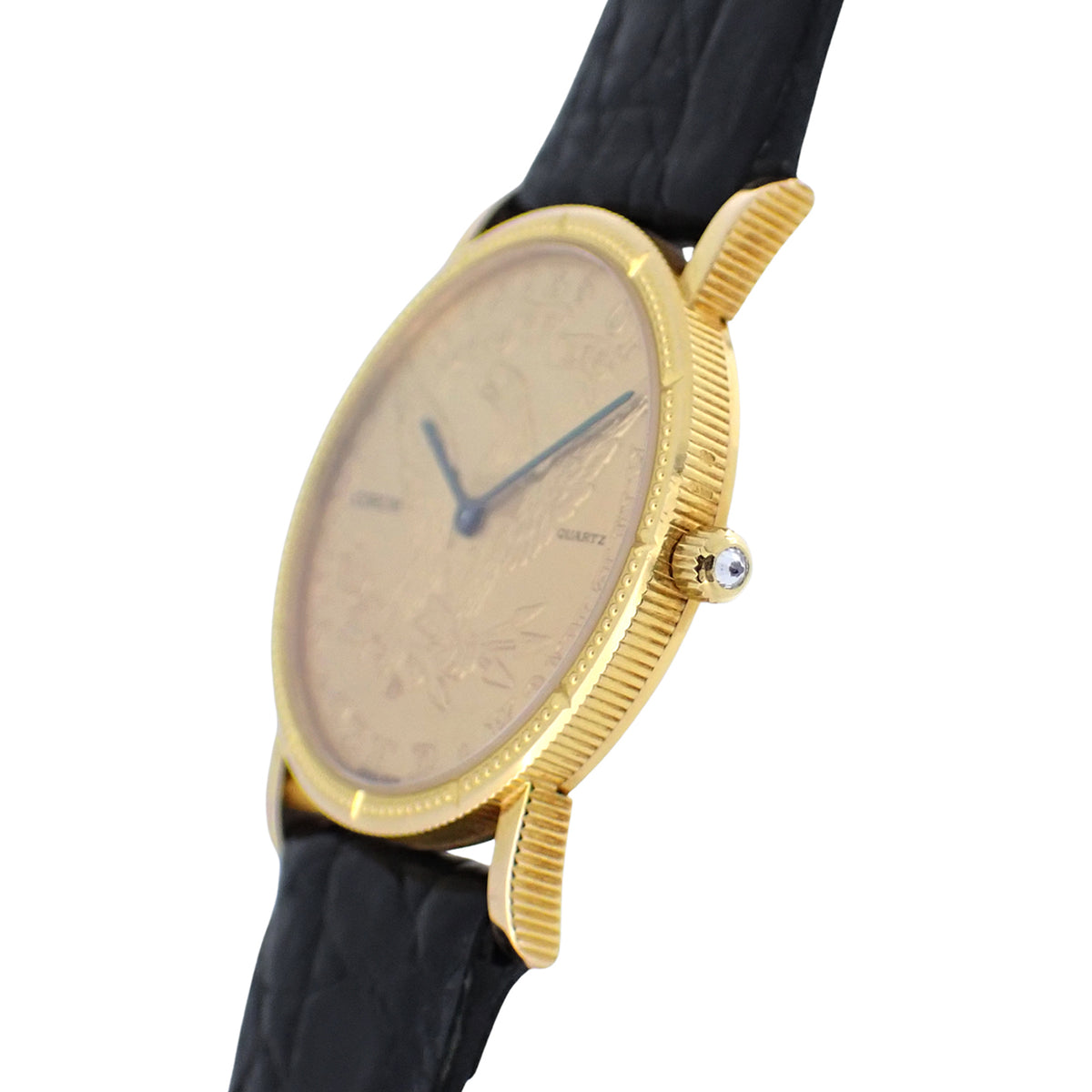 K18YG CORUM コルム コインウォッチ 10ドル メンズ 腕時計