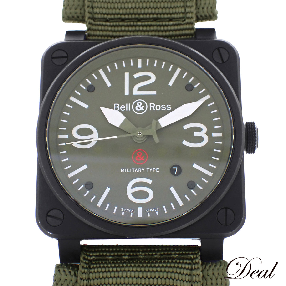 Bell＆Ross ベル＆ロス BR03-02 ミリタリー BR03-02-S メンズ 腕時計