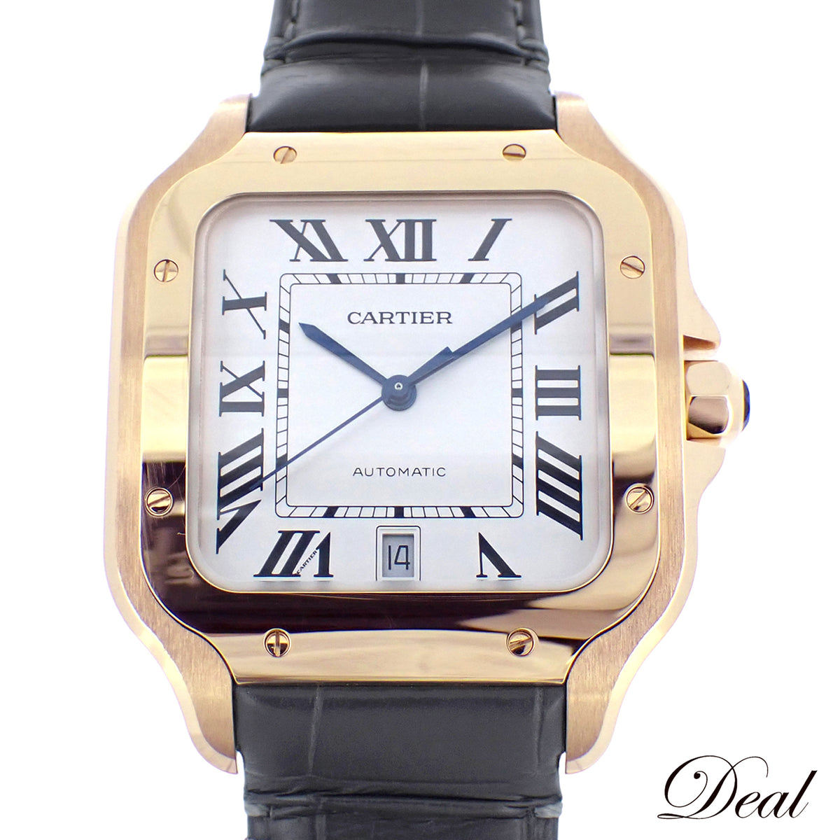 K18PG Cartier カルティエ サントス ドゥ カルティエ LM WGSA0019 メンズ 腕時計