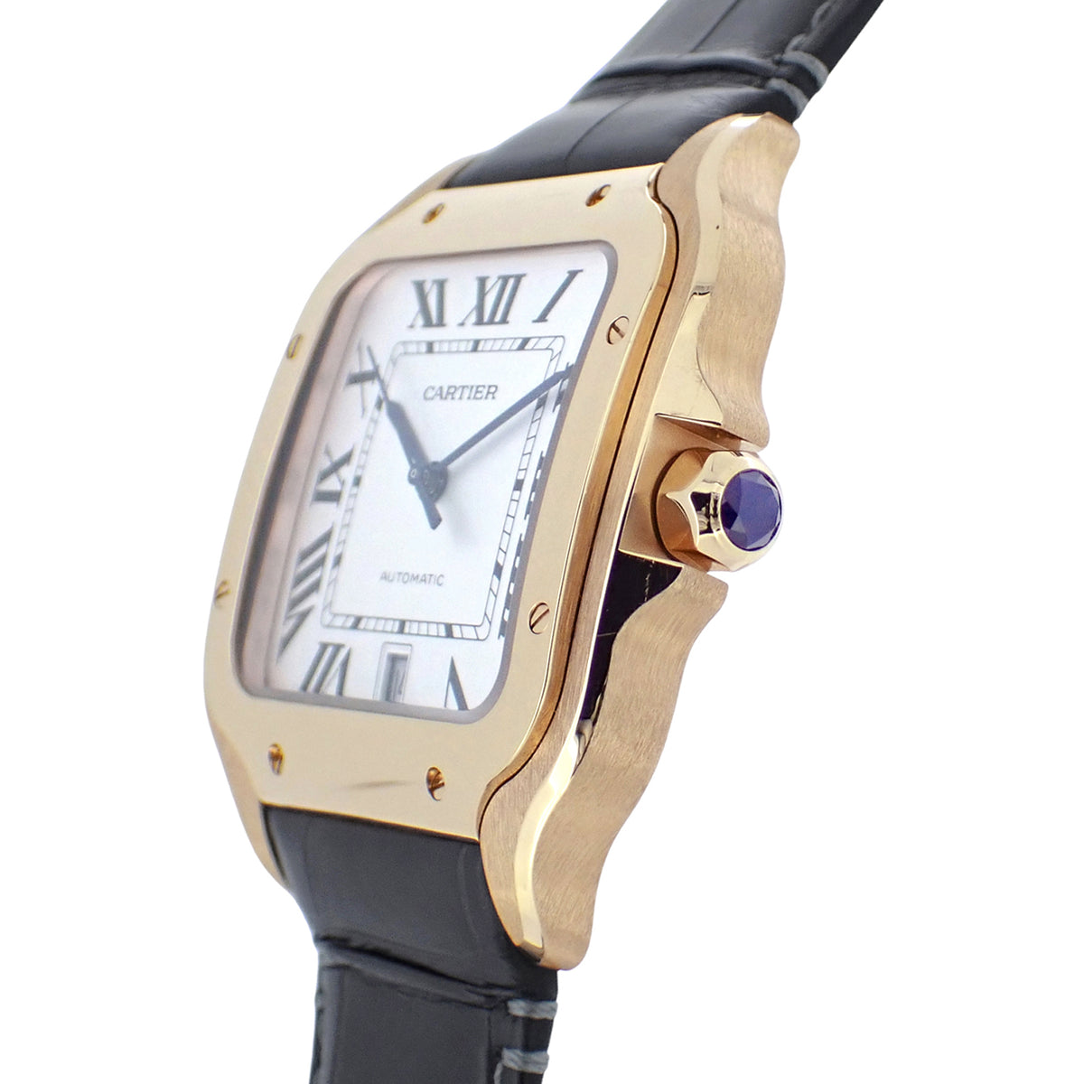 K18PG Cartier カルティエ サントス ドゥ カルティエ LM WGSA0019 メンズ 腕時計