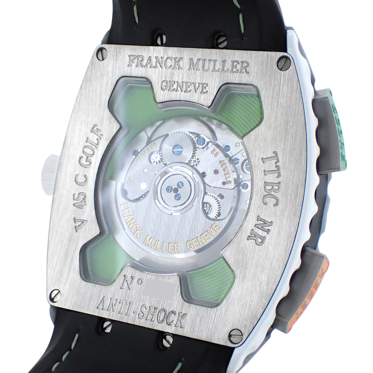 FRANCK MULLER フランクミュラー ヴァンガード バックスイング V45C GOLF ゴルフ メンズ 腕時計